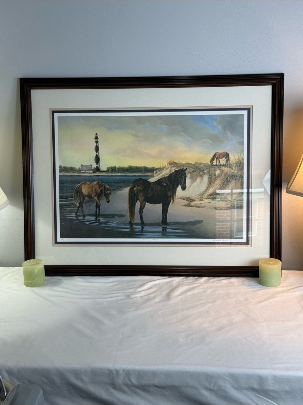 "Diamonds In The Sand" Framed Print by Denise D Nelson 703/950  29”x35”